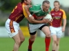 7/8/2010
Eanna Casey, Ballina Stephenites in action against Sean Grimes, Ballinrobe in the Mayo senior club football championship at Flanagan Park, Ballinrobe. Picture Ray Ryan